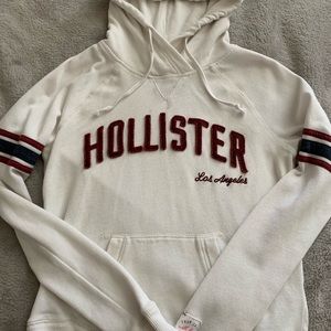White Hollister hoodie